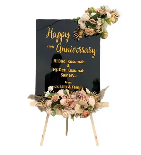 Papan Bunga Akrilik rumah duka abadi