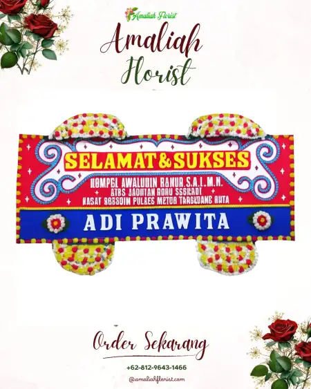 Papan Bunga Ucapan Selamat rumah duka abadi